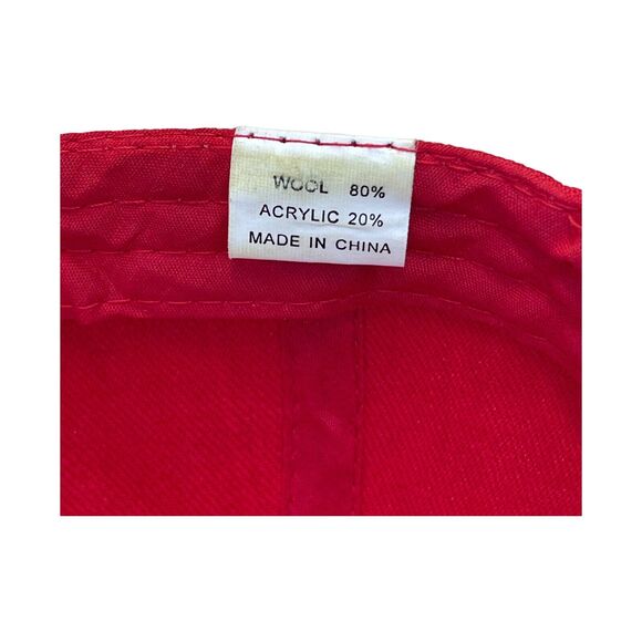 I Love New York City Red Wool Unisex One Size Embroidered Baseball Hat Cap - Picture 3 of 6